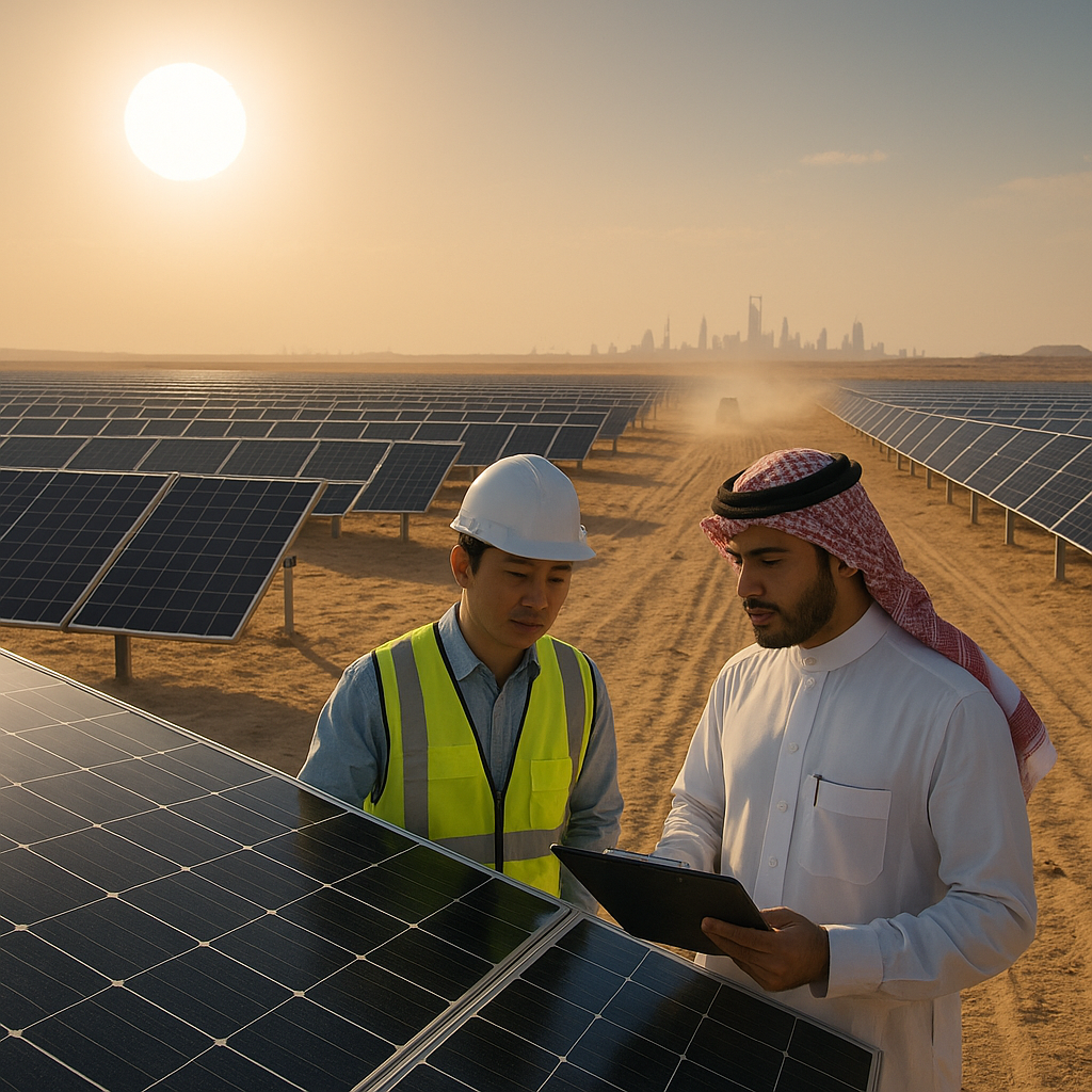 Solar inspection during bilateral energy deployment