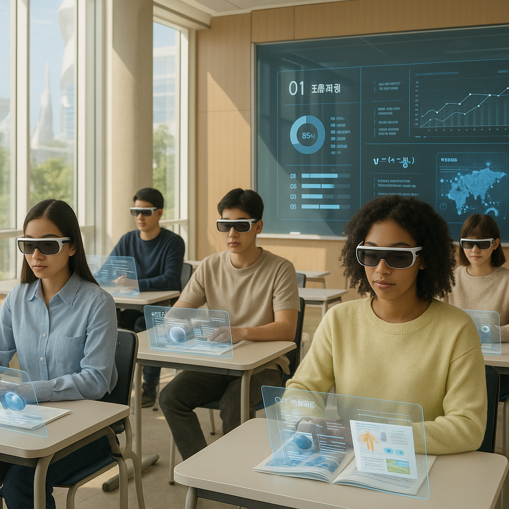 AR-based educational simulation